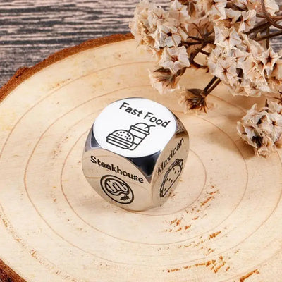 Funny Couples Food Decision Dice Date Night Gifts for Boyfriend Girlfriend Christmas Valentines Day Anniversary Gift for Him Her