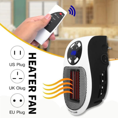 Small Air Heater Mini Heat Fan Speed Thermoelectric Heater Office Home Heater Small Solar Hot Air Heater